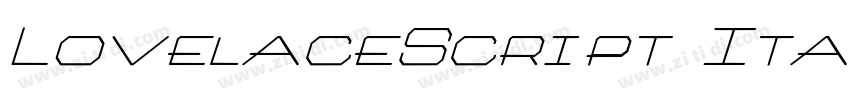 LovelaceScript Itali字体转换